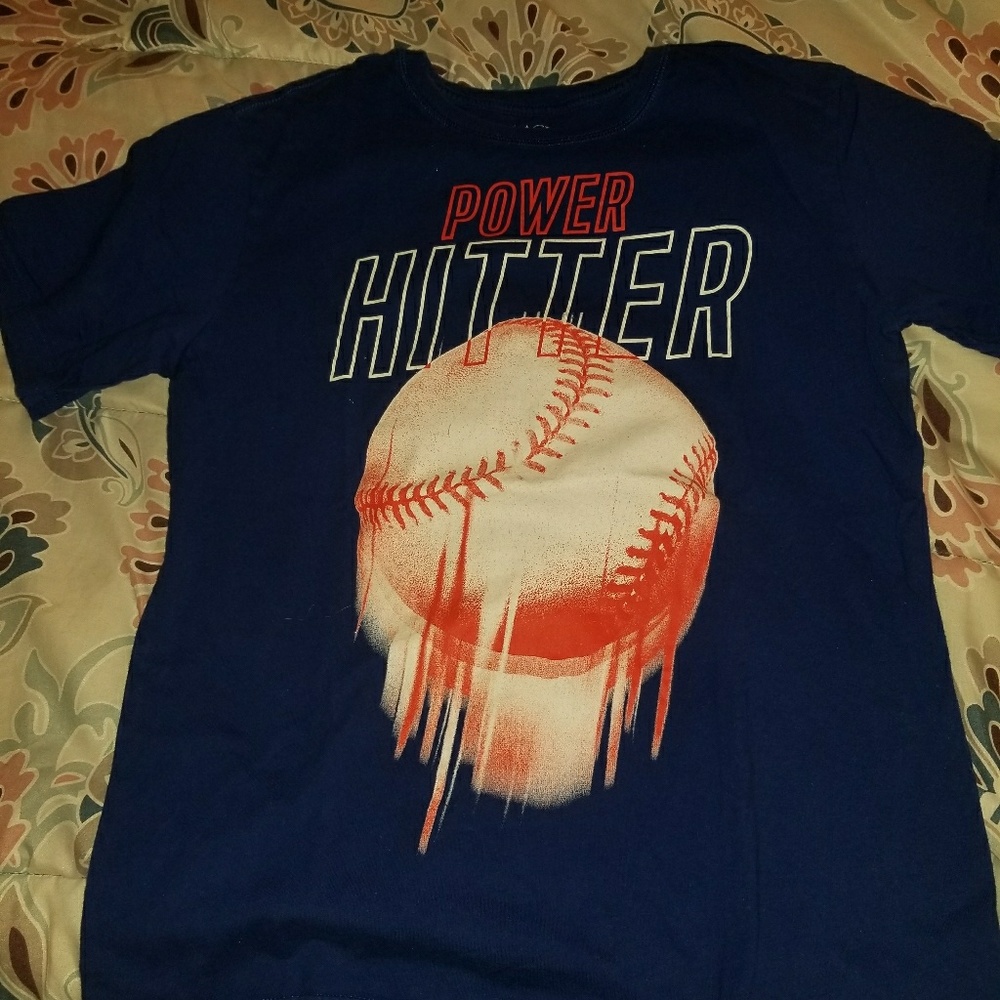 Power Hitter Tee..PLACE.. dark blue!!